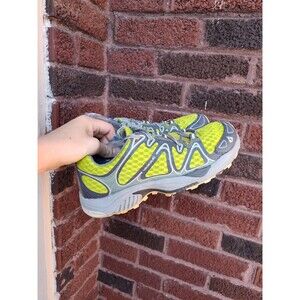 Vasque Womens Shoes Sneakers Size 9 M Green Grey Fluxfoam Hiking Trail Lace Up